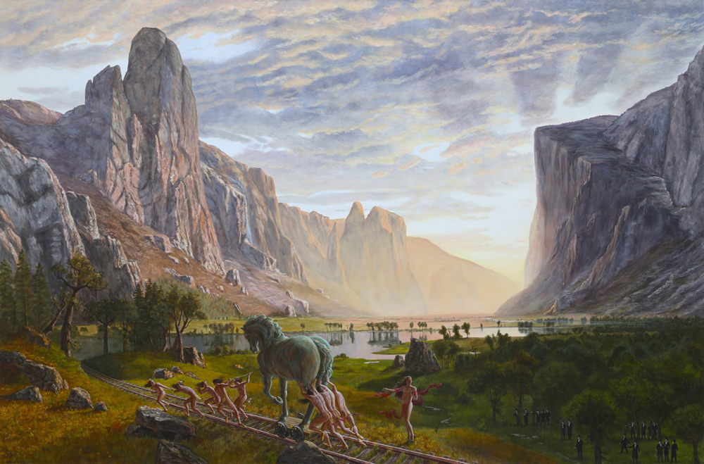 Iron Horse Painting - Kent Monkman