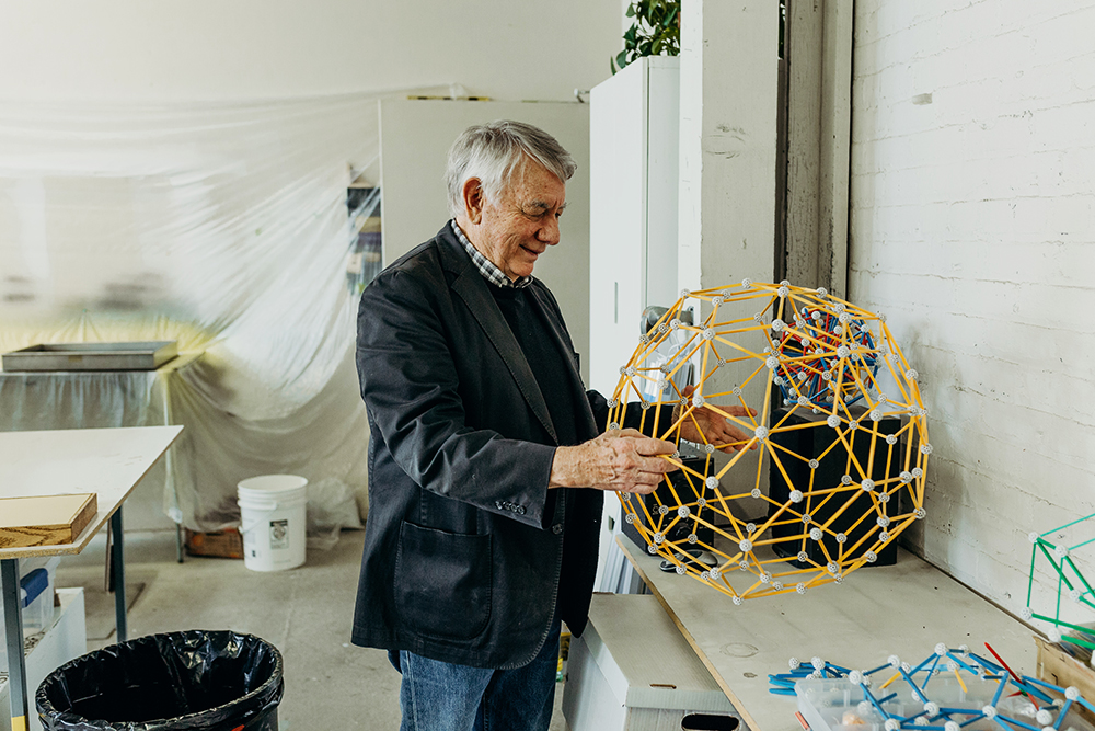 Clark Richert In his studio