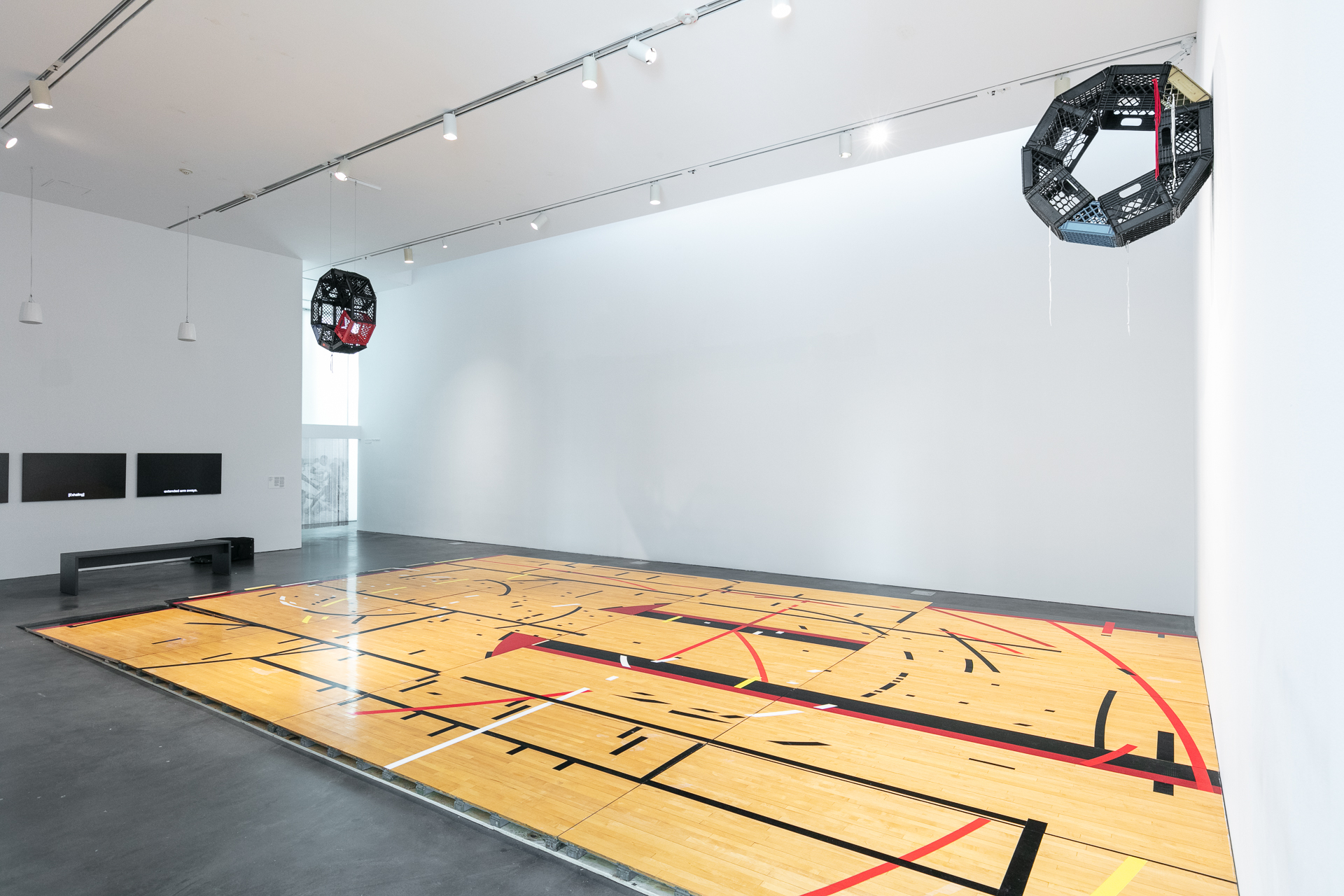 Big gallery featuring vinyl on a gym flooring.